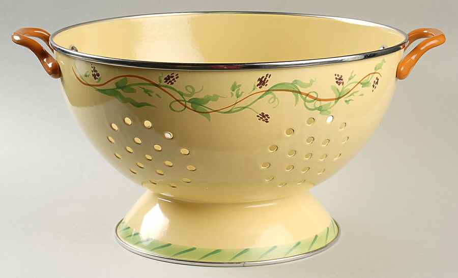 Pistoulet 5 Quart Metal Colander by Pfaltzgraff-1