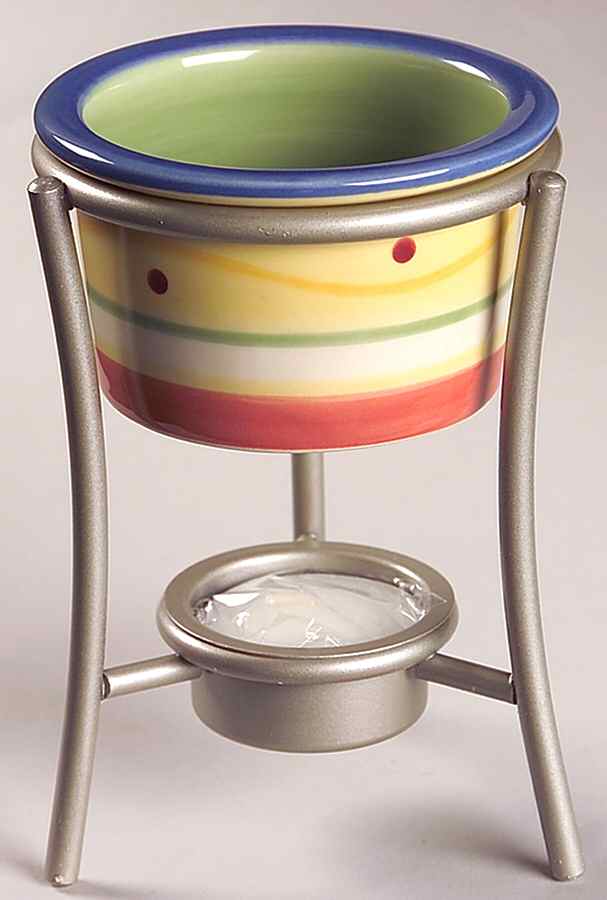 Pistoulet Butter Warmer W/Cup & Metal Stand by Pfaltzgraff-1