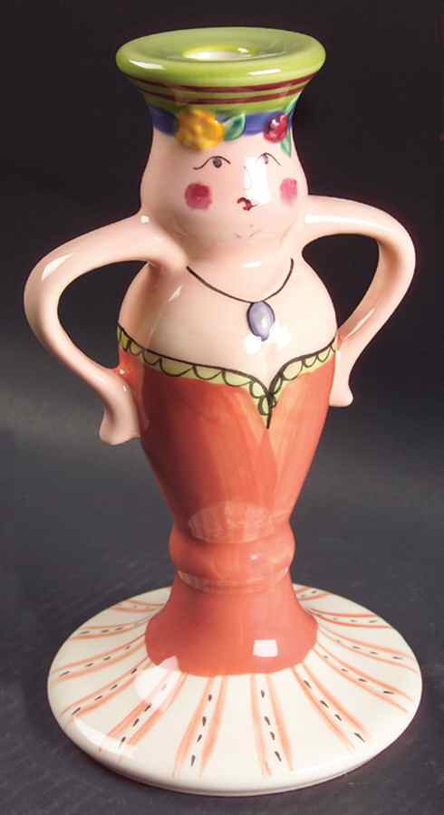 Pistoulet 8" Tall Candlestick by Pfaltzgraff-1
