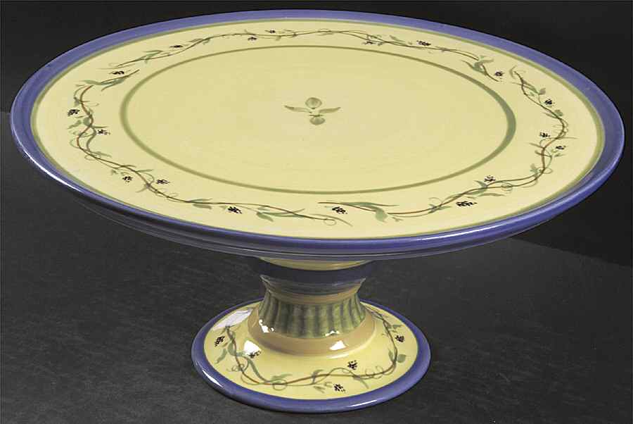 Pistoulet 12" Diameter Pedestal Cake Stand by Pfaltzgraff-1