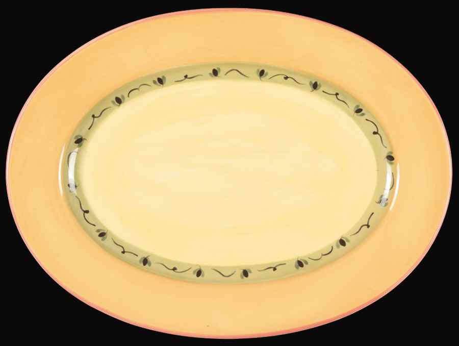 Pistoulet 12" Oval Serving Platter by Pfaltzgraff-1