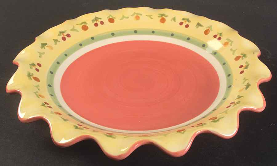 Pistoulet 10" Ruffled Plate by Pfaltzgraff-1