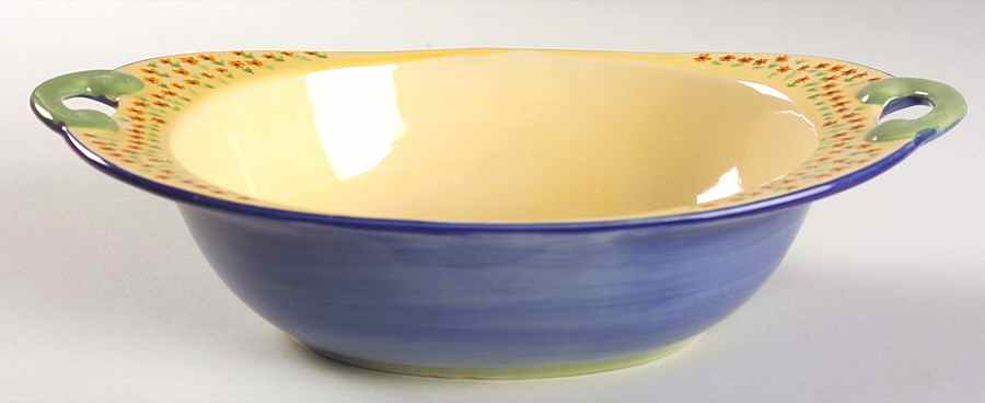 Pistoulet 11" Nesting Handled Oval Serving Bowl by Pfaltzgraff-1