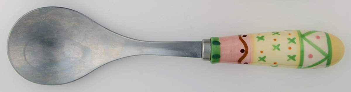 Pistoulet Salad Serving Spoon with Stainless Bowl by Pfaltzgraff-1