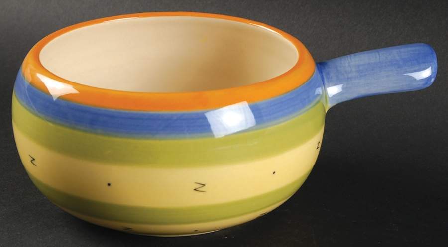 Pistoulet One Stick Handled Soup/Snack Bowl (use with SNTR11) by Pfaltzgraff-1