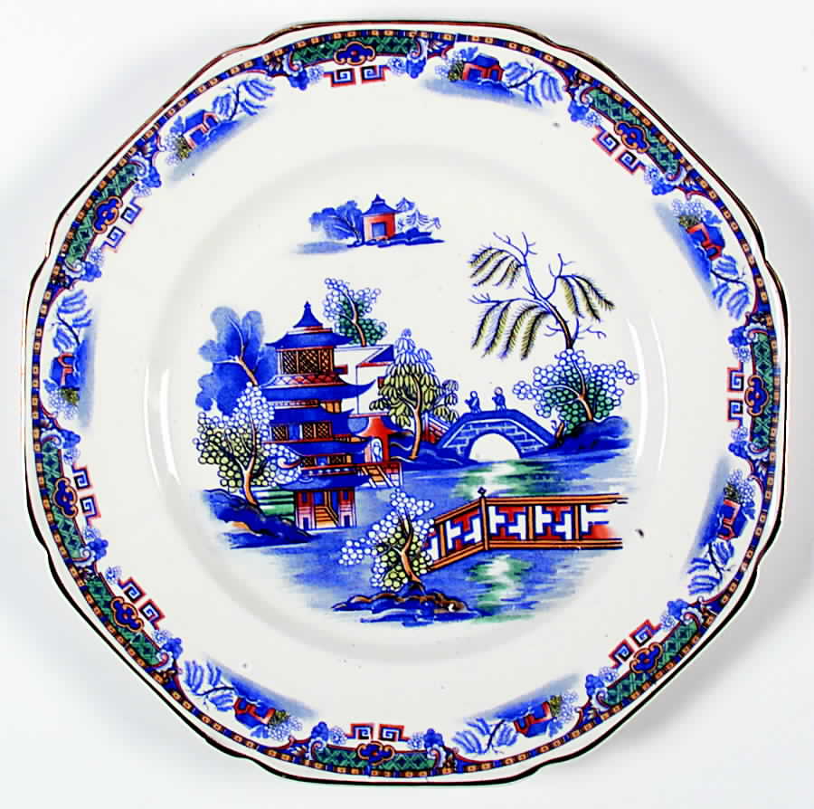 Ye Olde Willow Dinner Plate by Parrott & Co-1