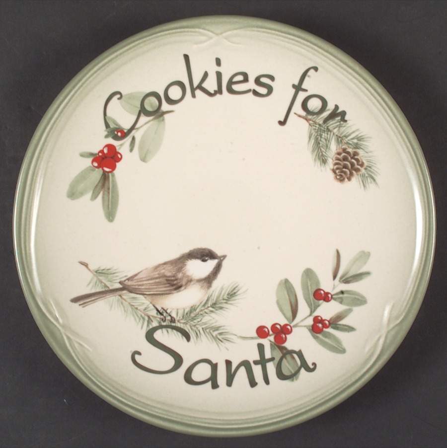 Winterwood (Canvas Tan) Cookie Plate by Pfaltzgraff-1
