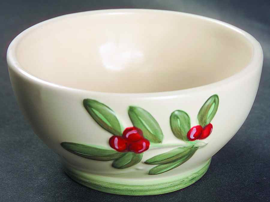 Winterwood (Canvas Tan) Dip Bowl (for Dip and Spreader) by Pfaltzgraff-1