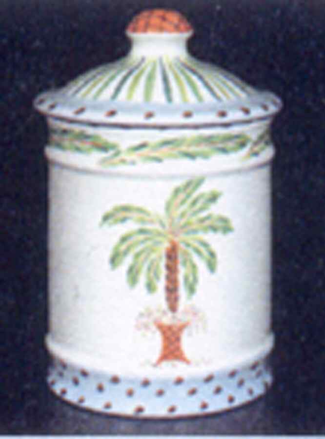 Palmetto Large Canister & Lid by Presenttense-1
