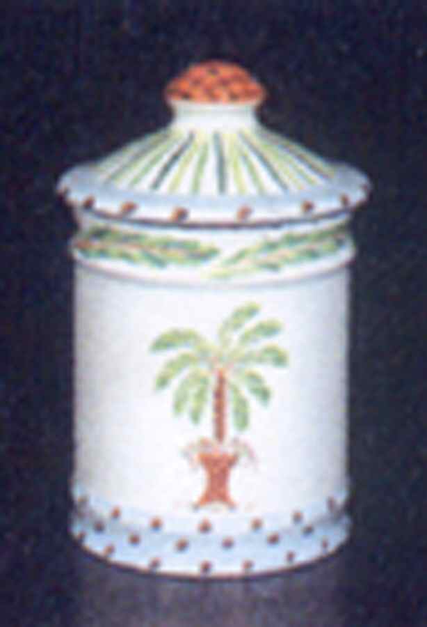 Palmetto Small Canister & Lid by Presenttense-1