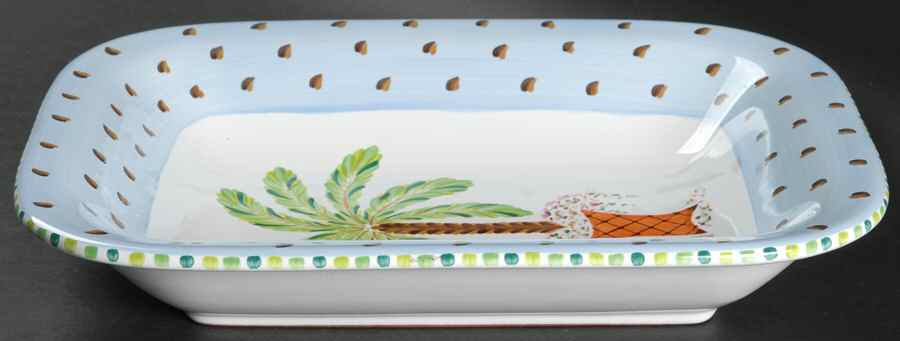 Palmetto 11" Rectangular Vegetable Bowl by Presenttense-1