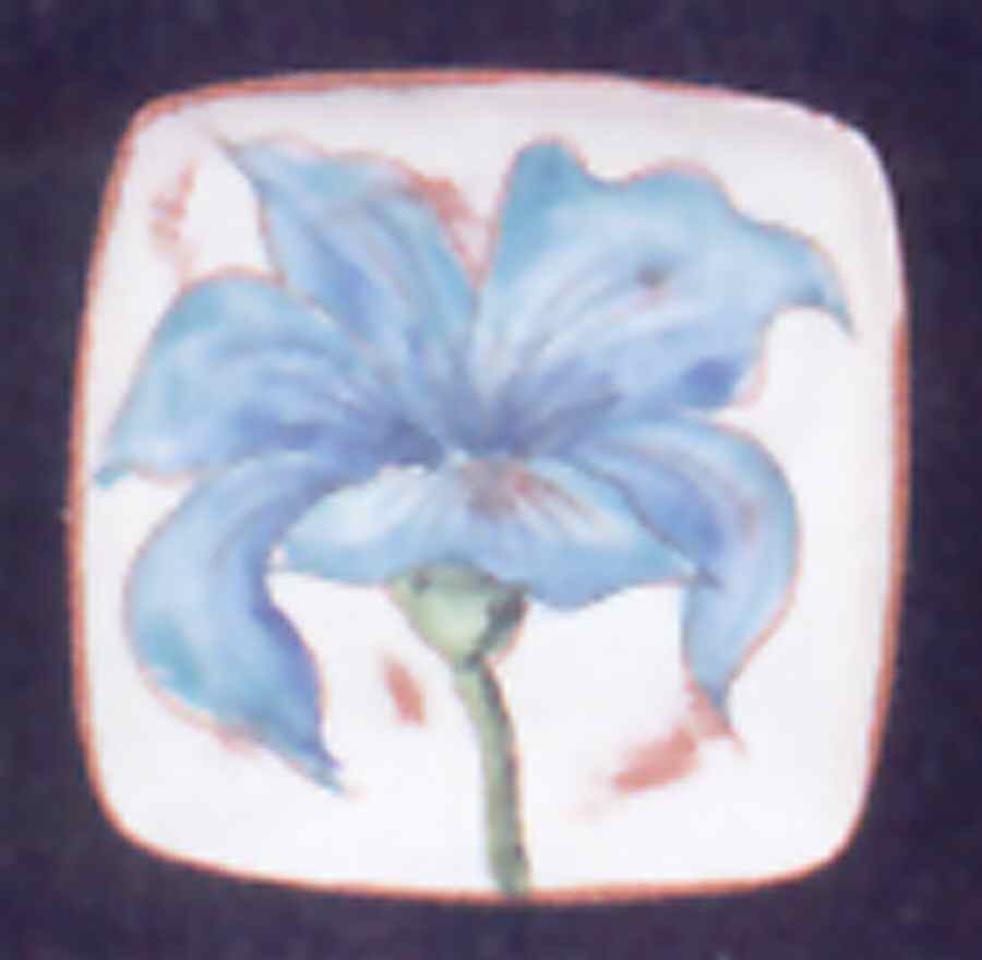 Graffiti Flower Salad Plate by Presenttense-1