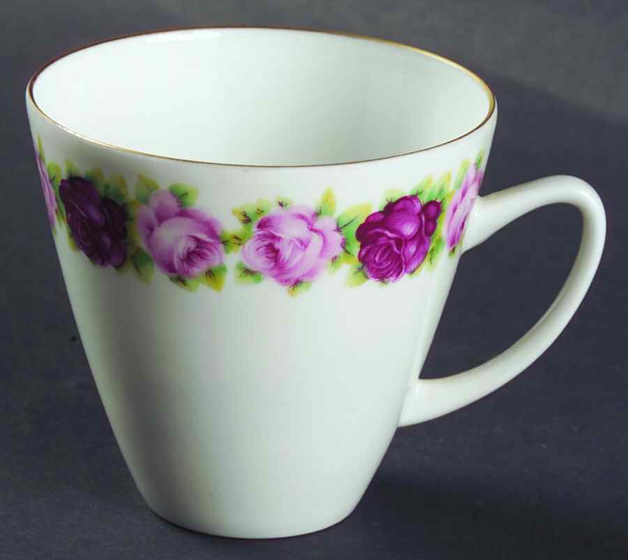 Scarlet Rose Flat Cup by Porsgrund-1