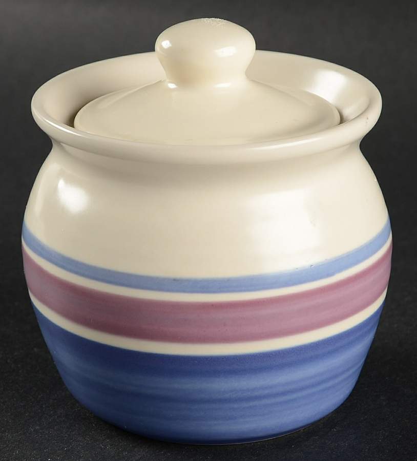 Baja Sugar Bowl & Lid by Pfaltzgraff-1