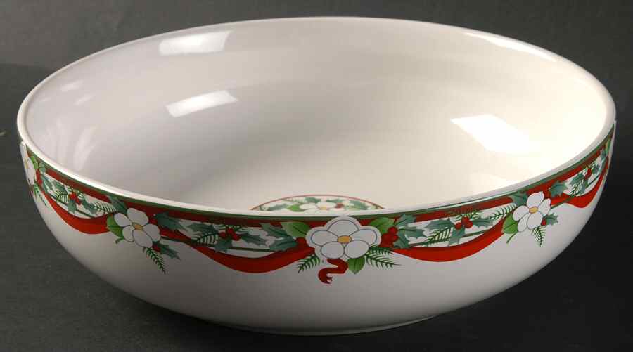 Yuletide (Stoneware) 8" Round Vegetable Bowl by Pfaltzgraff-1