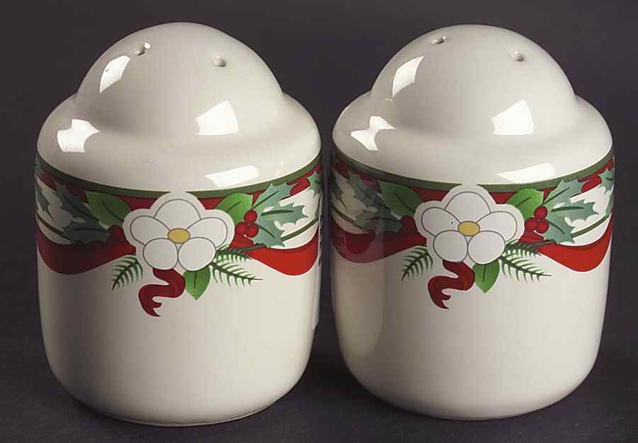 Yuletide (Stoneware) Salt & Pepper Set by Pfaltzgraff-1