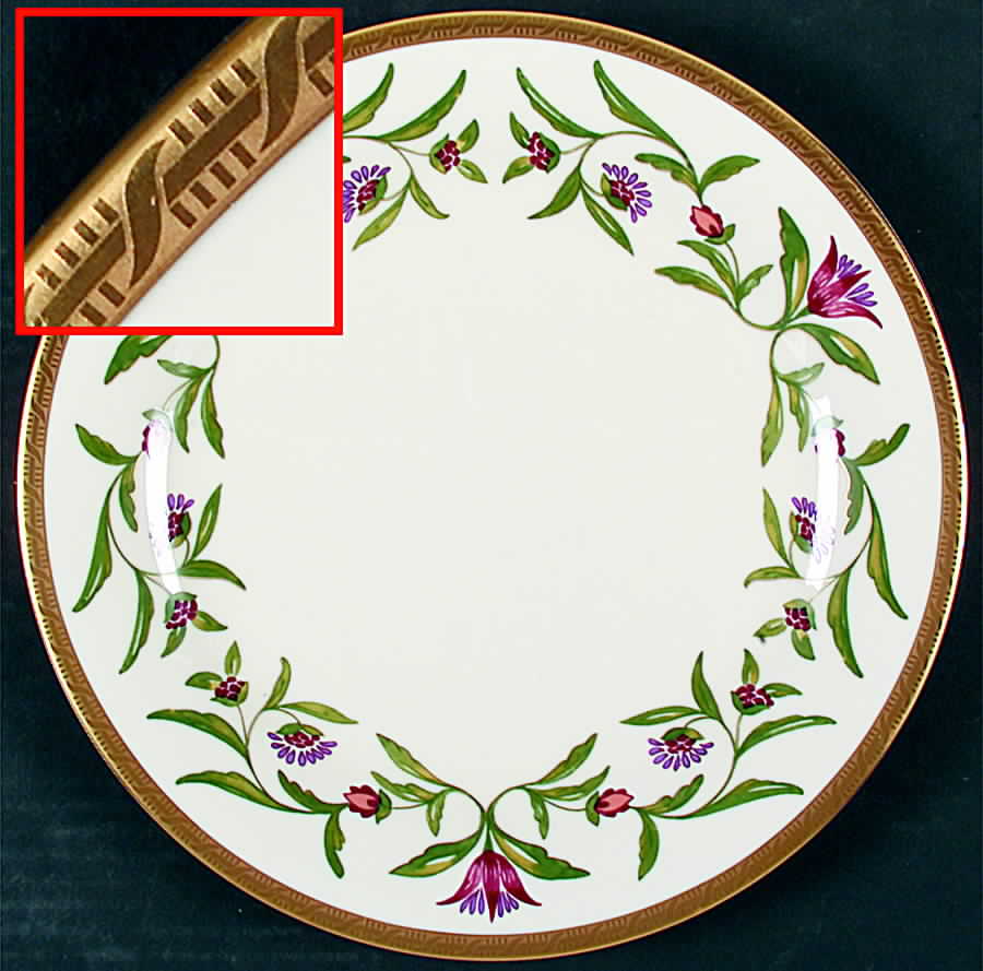 Dominique Dinner Plate by Pickard-1