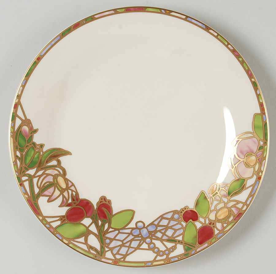 Seasons of A Rose Accent Salad Plate by Pickard-1