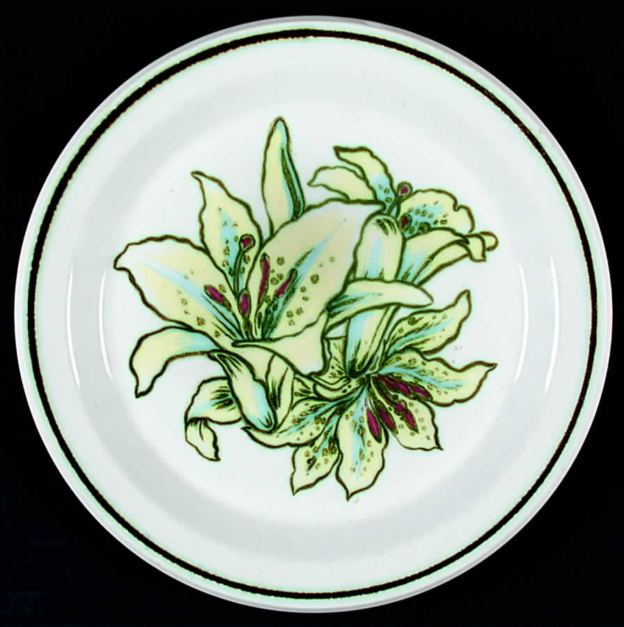 Orchid Dinner Plate by Palissy-1