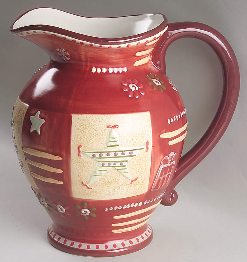 Holiday Spice 128 Oz Sculpted Pitcher by Pfaltzgraff-1