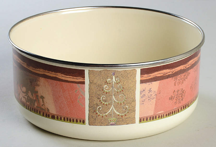 Holiday Spice 7" Metal Bowl by Pfaltzgraff-1