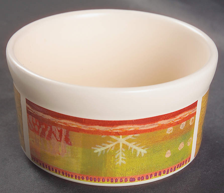 Holiday Spice Dip Bowl (for Dip and Spreader) by Pfaltzgraff-1