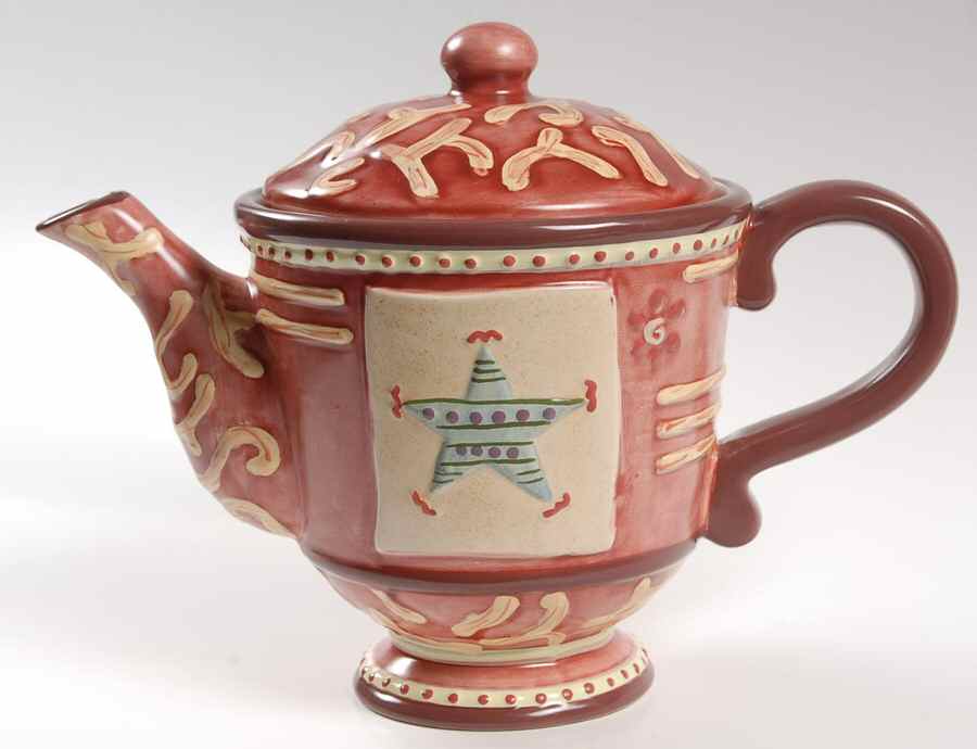 Holiday Spice Teapot & Lid by Pfaltzgraff-1