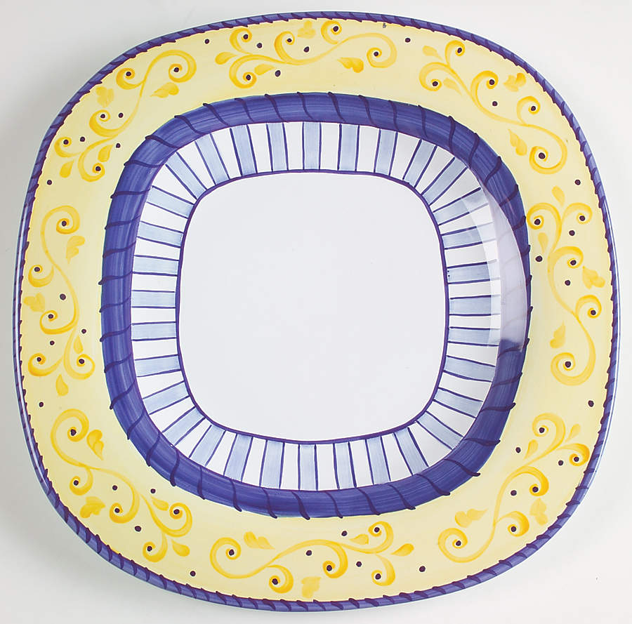 Mermaid 11" Square Serving Platter by Presenttense-1