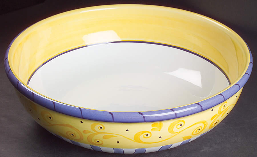 Mermaid 14" Large Salad Serving Bowl by Presenttense-1