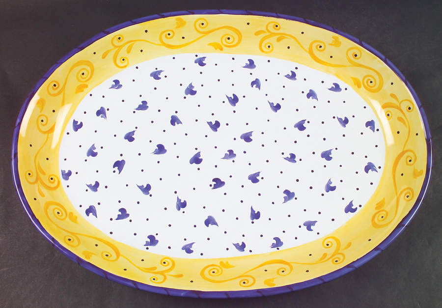 Mermaid 19" Oval Serving Platter by Presenttense-1