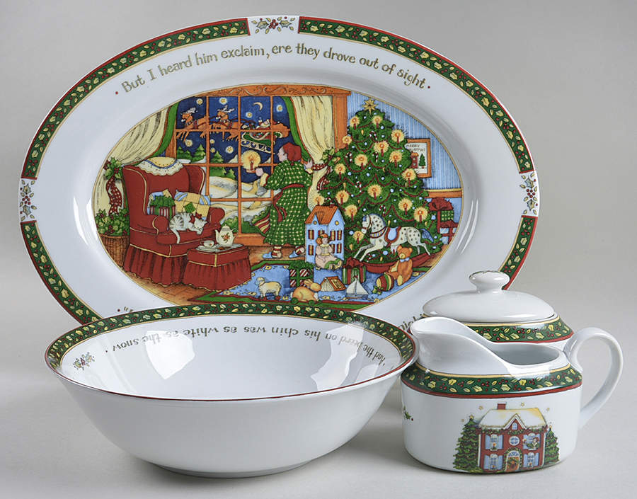 Christmas Story 5 Piece Hostess Set by Portmeirion-1