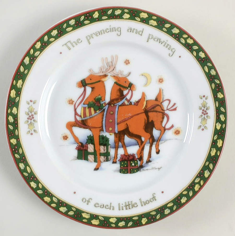 Christmas Story Bread & Butter Plate by Portmeirion-1
