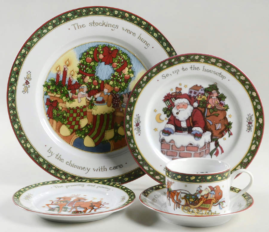 Christmas Story 5 Piece Place Setting by Portmeirion-1