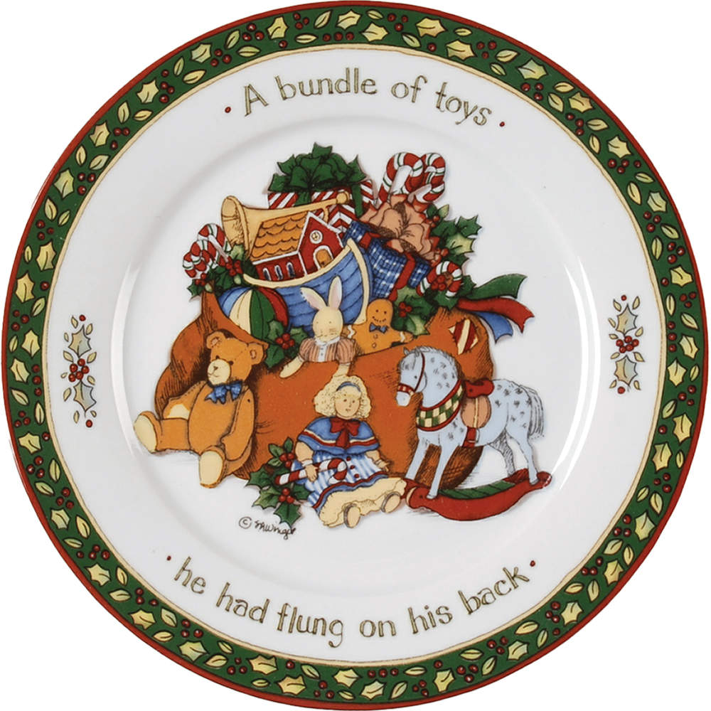 Christmas Story Salad Plate by Portmeirion-1