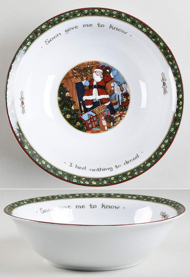 Christmas Story 8" All Purpose Bowl by Portmeirion-1