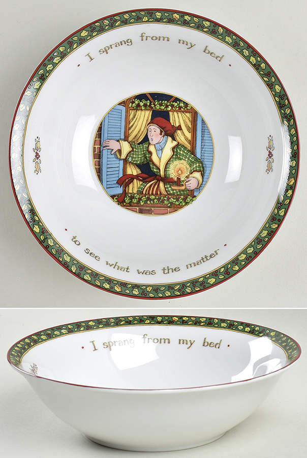 Christmas Story 8" All Purpose Bowl by Portmeirion-1