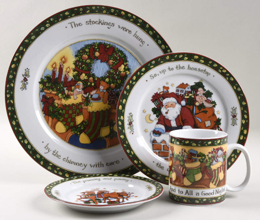 Christmas Story 4 Piece Place Setting by Portmeirion-1