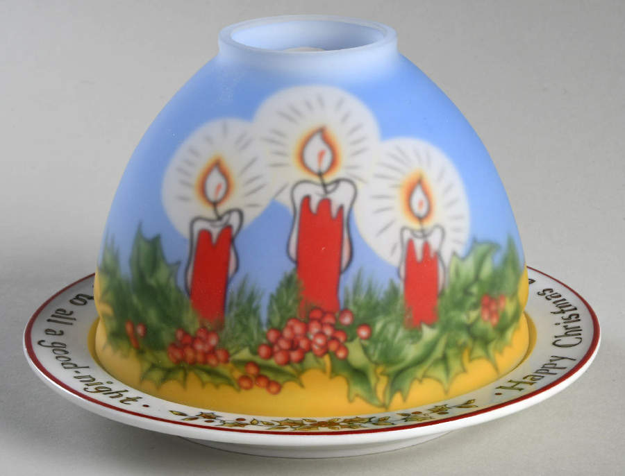 Christmas Story 2 Piece Luminary Tea Light by Portmeirion-1