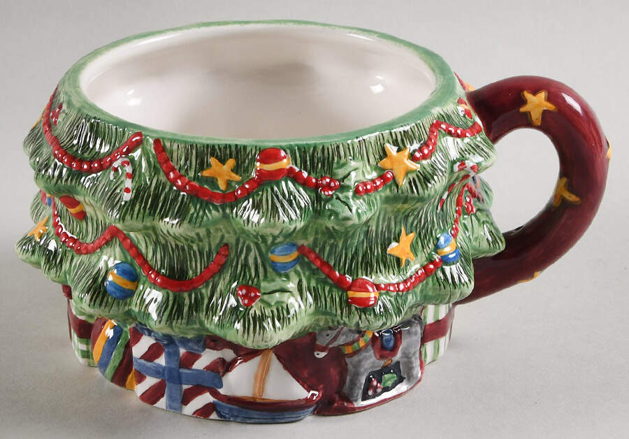 Christmas Story Cup for Individual Teapot & Lid with Cup by Portmeirion-1