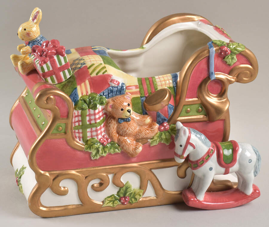 Christmas Story Cookie Jar No Lid by Portmeirion-1