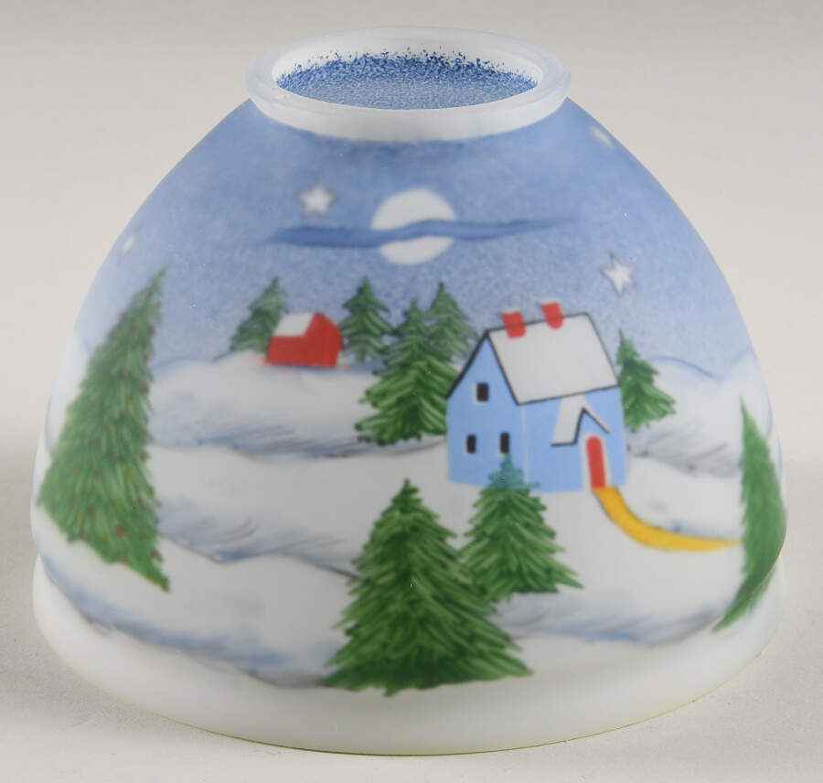 Christmas Story 2 Piece Tea Light Luminary, Globe Only by Portmeirion-1
