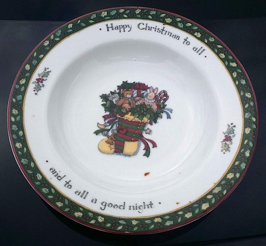Christmas Story Rim Soup Bowl by Portmeirion-1