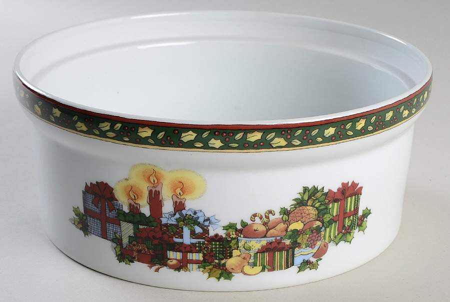 Christmas Story 2 Qt Round Covered Casserole No Lid by Portmeirion-1