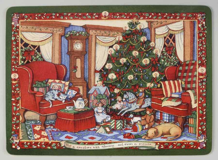 Christmas Story Corkboard Placemat by Portmeirion Replacements, Ltd.