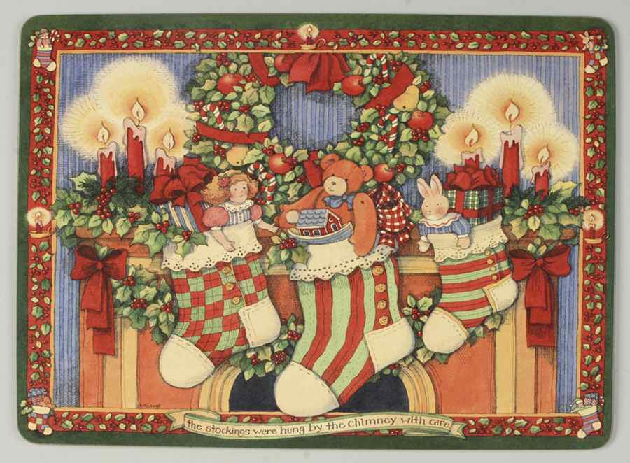 Christmas Story Corkboard Placemat by Portmeirion-1