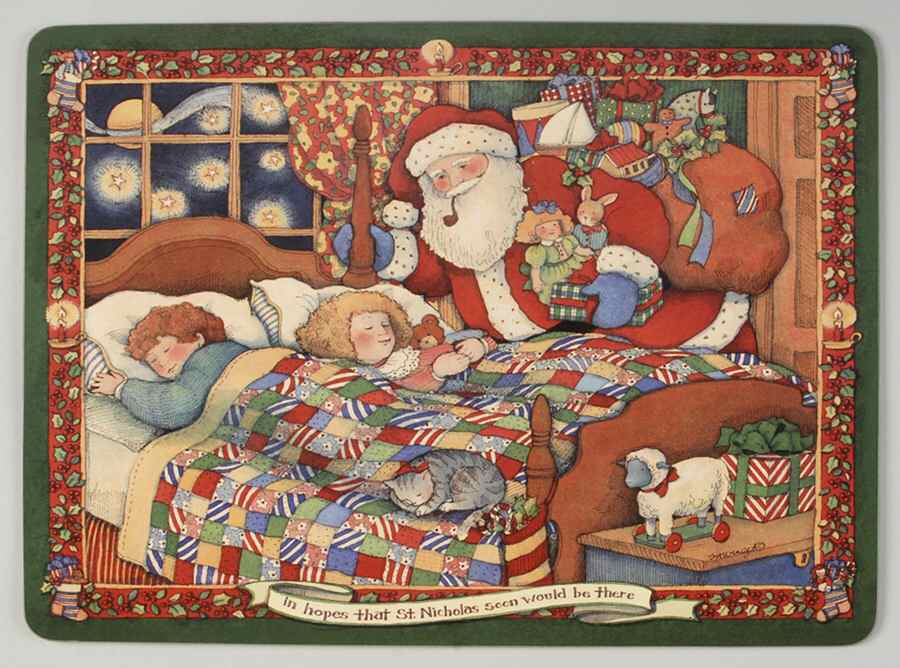 Christmas Story Corkboard Placemat by Portmeirion-1