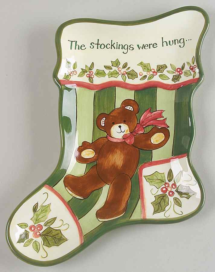 Christmas Story Stocking Plate by Portmeirion-1