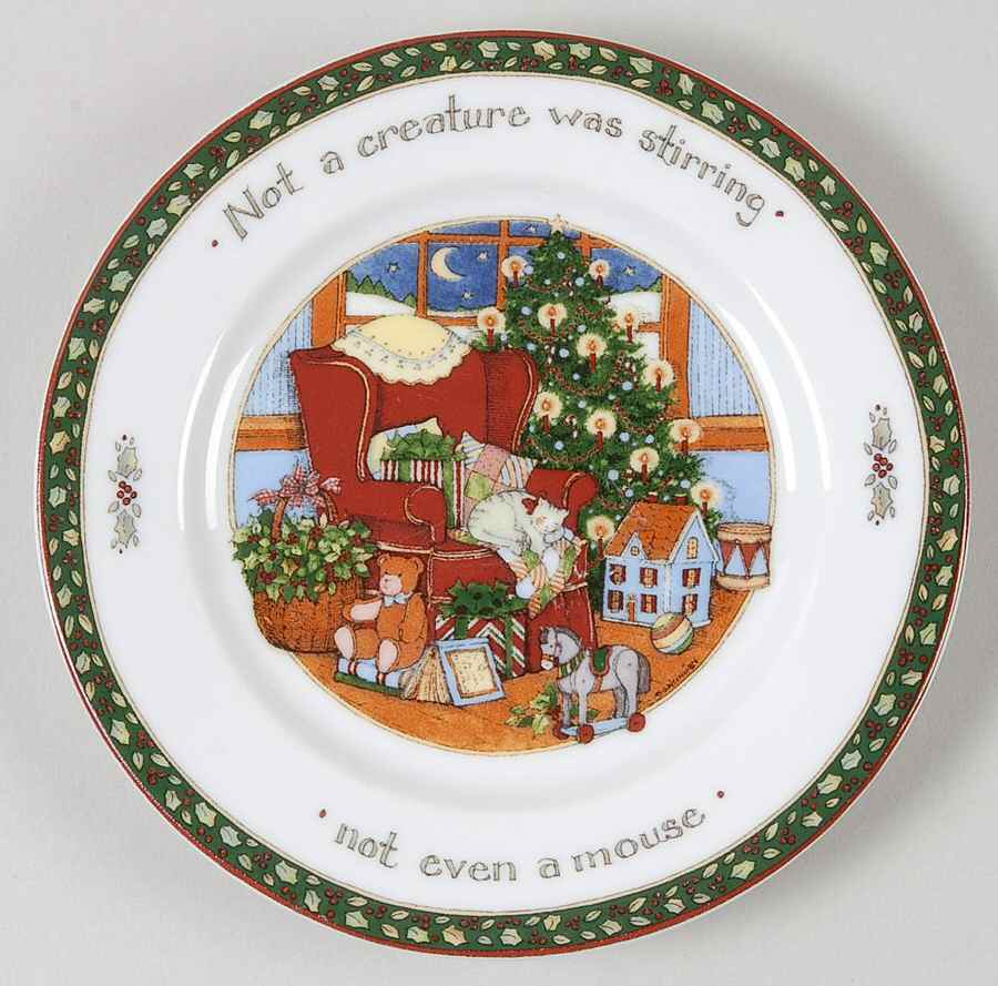 Christmas Story Mini Plate 4" by Portmeirion-1