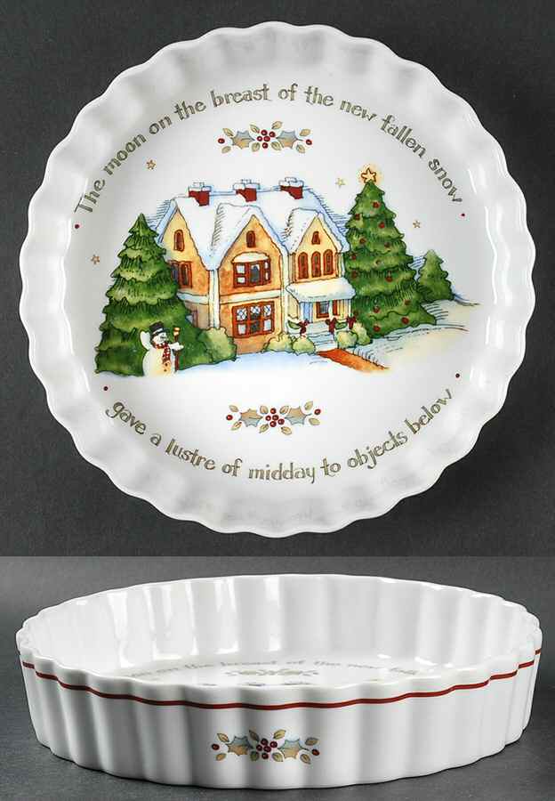 Christmas Story 9" Quiche by Portmeirion-1