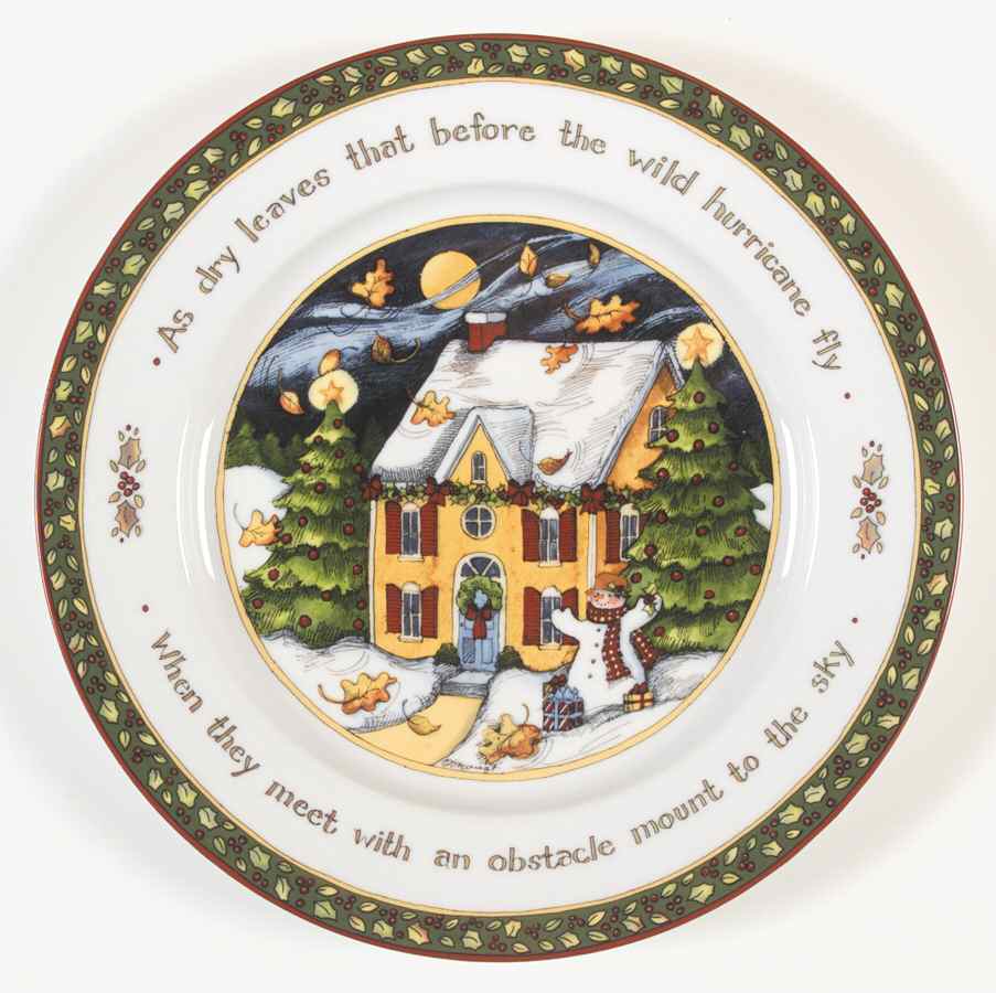 Christmas Story Dinner Plate by Portmeirion-1